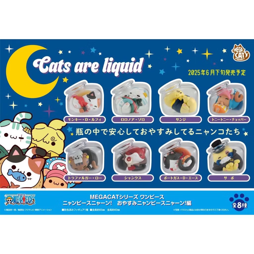 瓶中晚安喵賊王!篇 魯夫 索隆 香吉士 喬巴 紅髮傑克 羅 薩波 艾斯