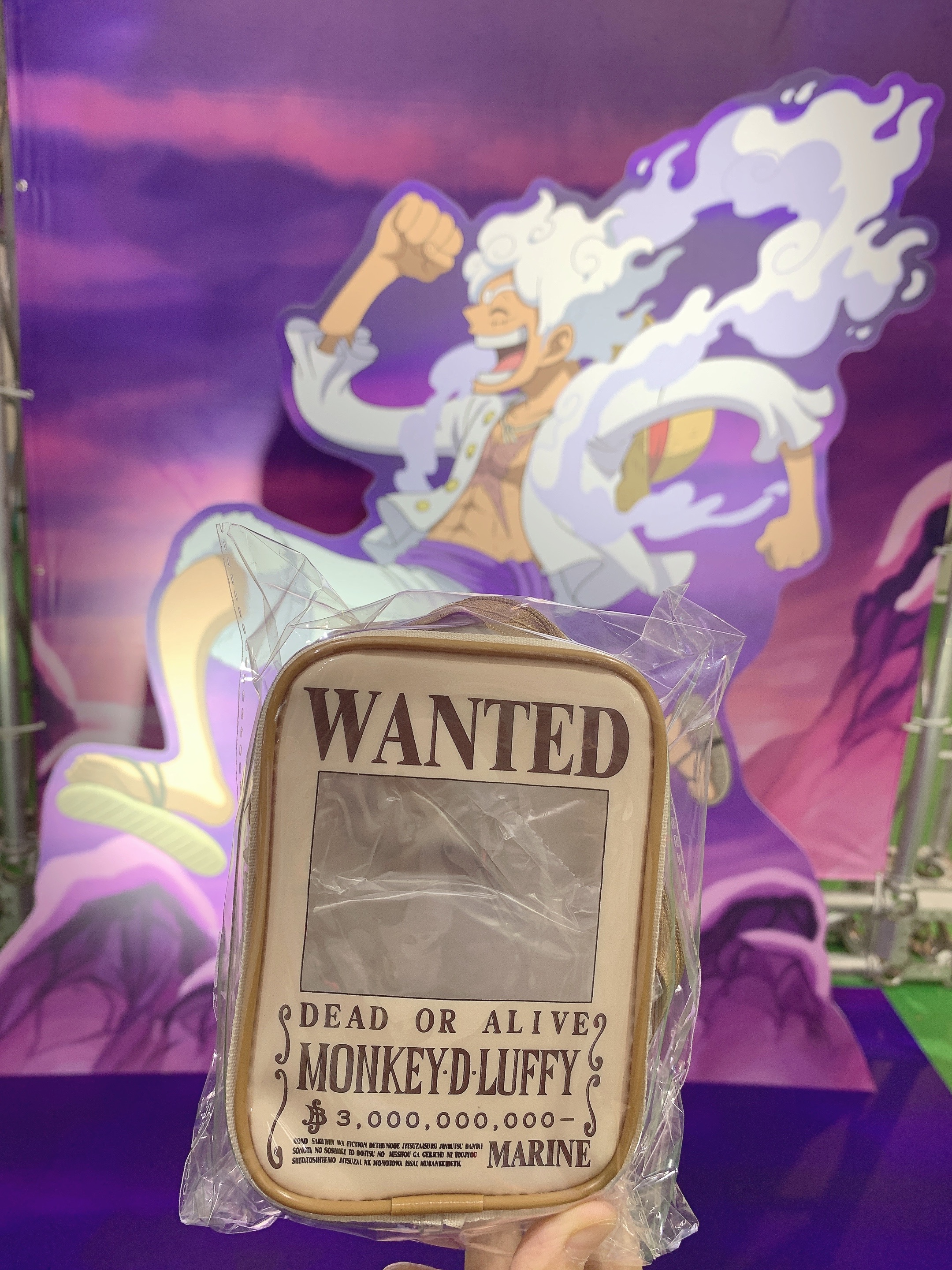 透明吊飾小包-魯夫懸賞圖