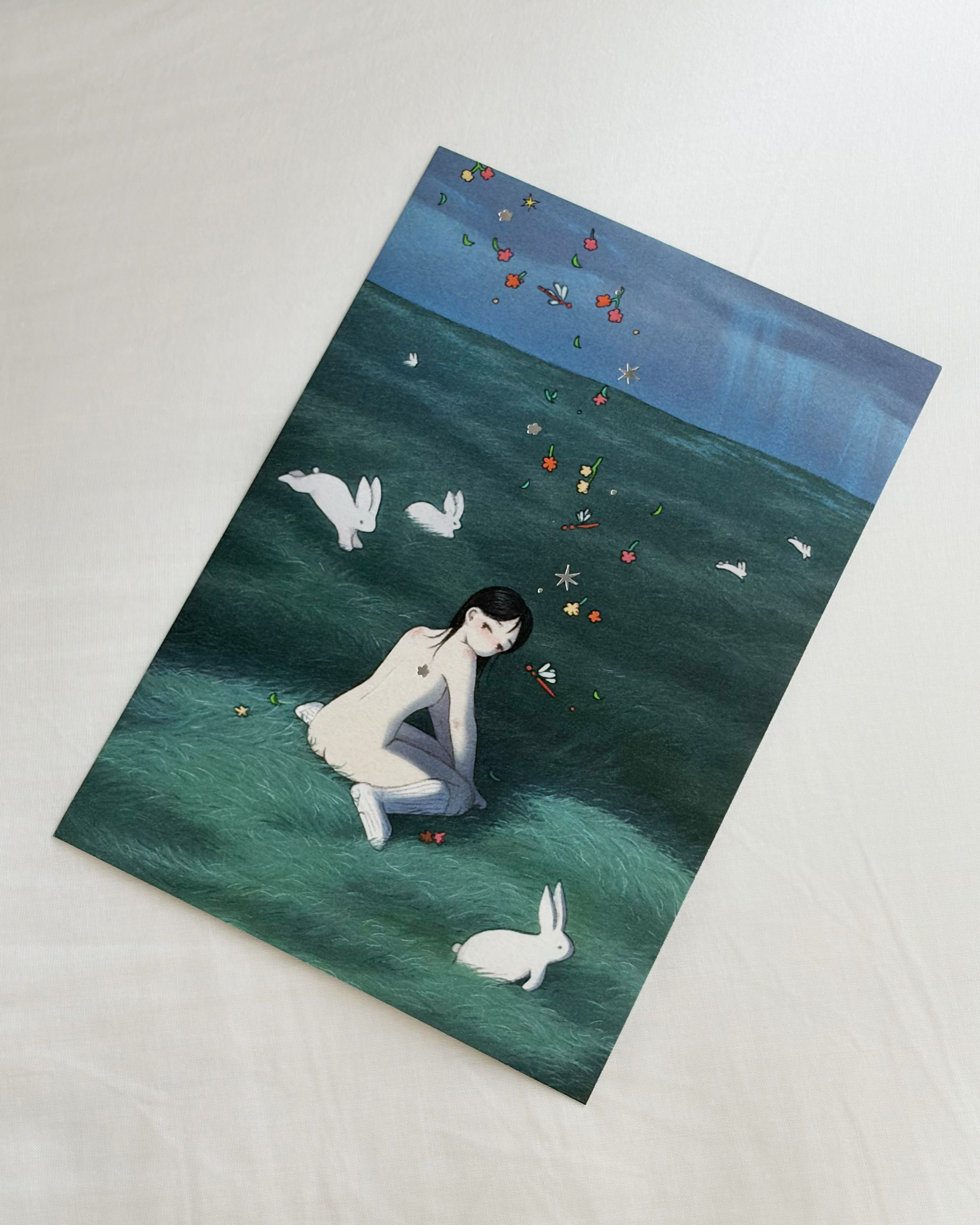 A5 燙銀小海報