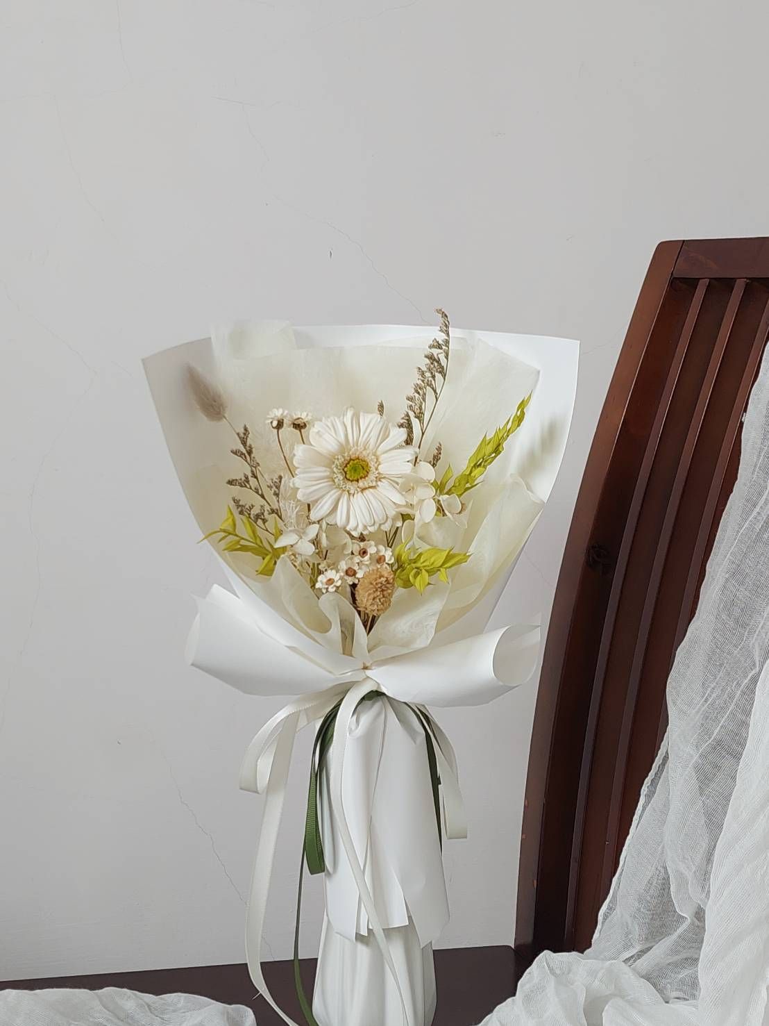 柔光拾憶_永生非洲菊畢業小花束