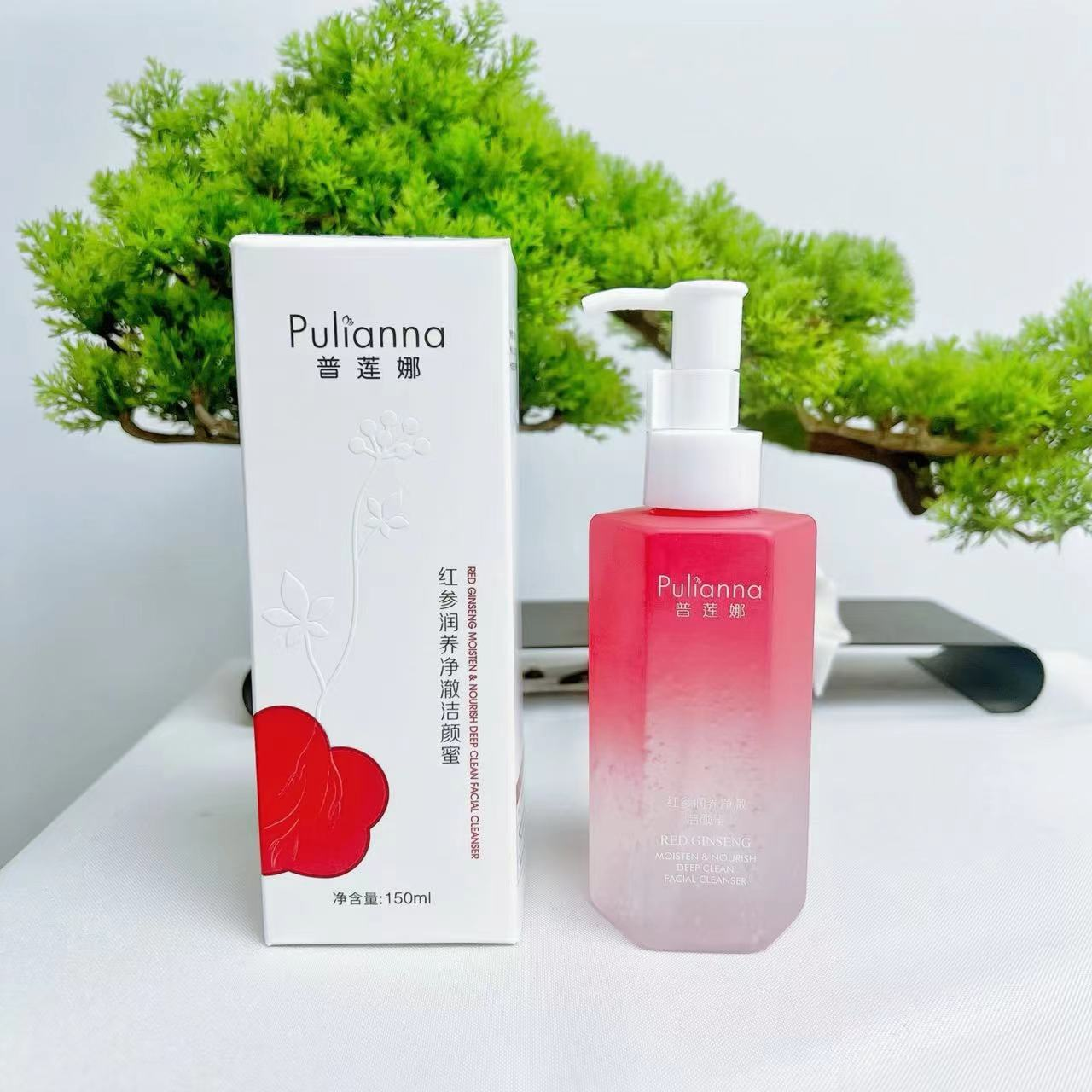 普莲娜红参润养净澈洁颜蜜普连娜