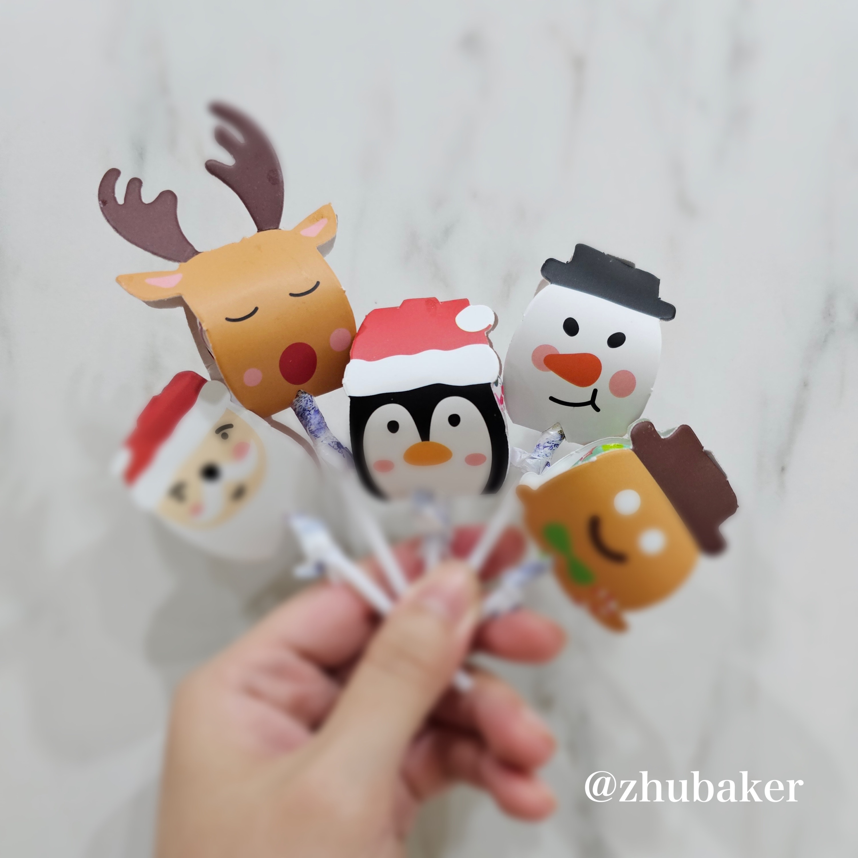 聖誕節水果棒棒糖