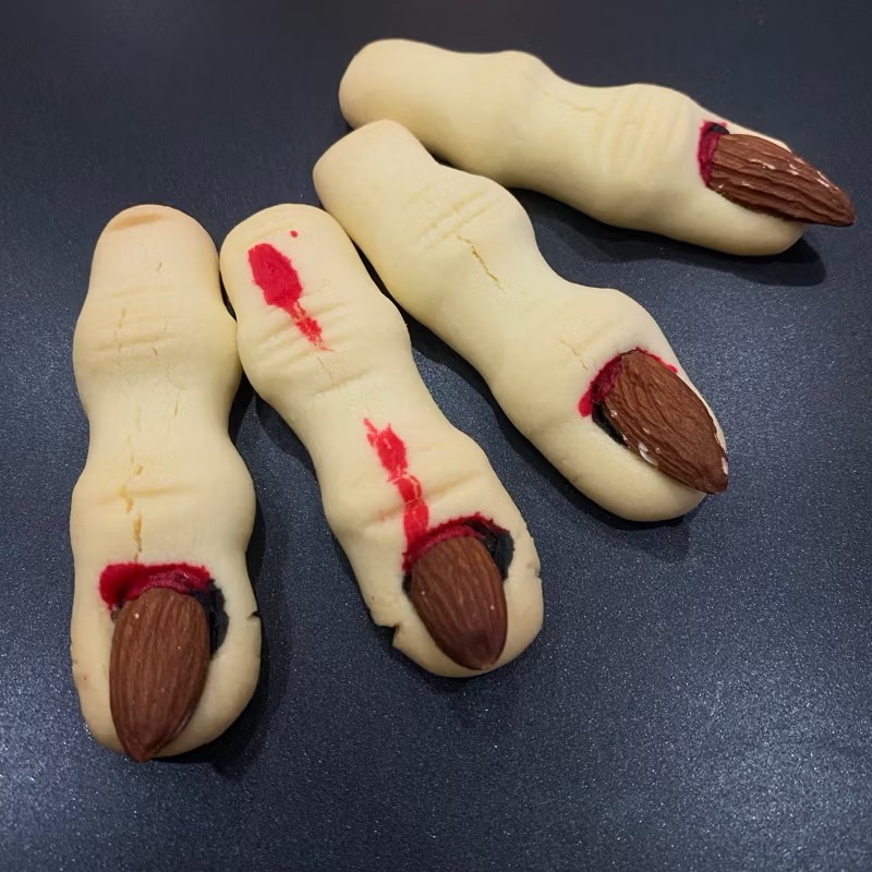 〔萬聖節〕手指餅乾 蜘蛛餅乾