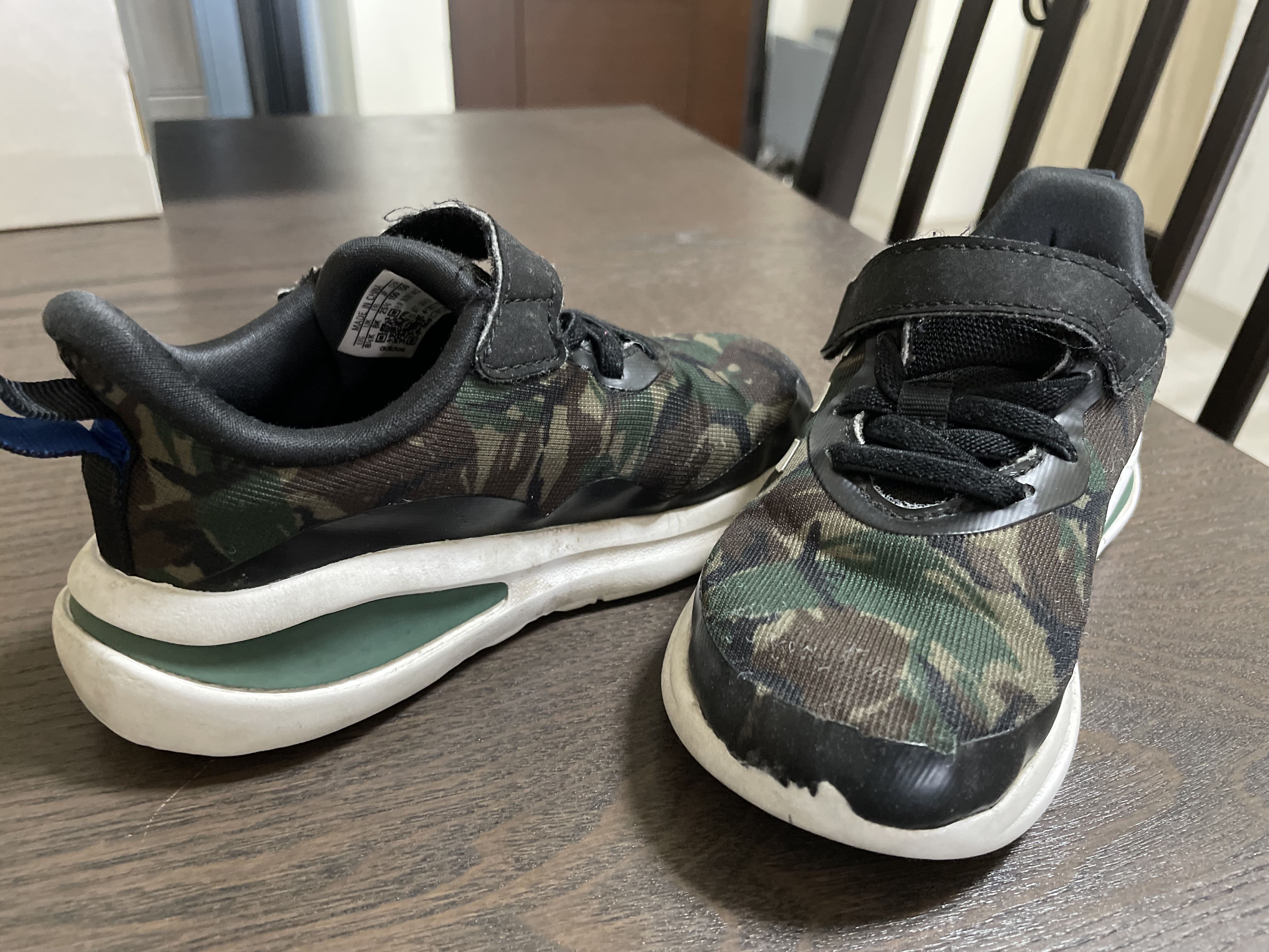 Adidas FortaRun EL I 迷彩童鞋