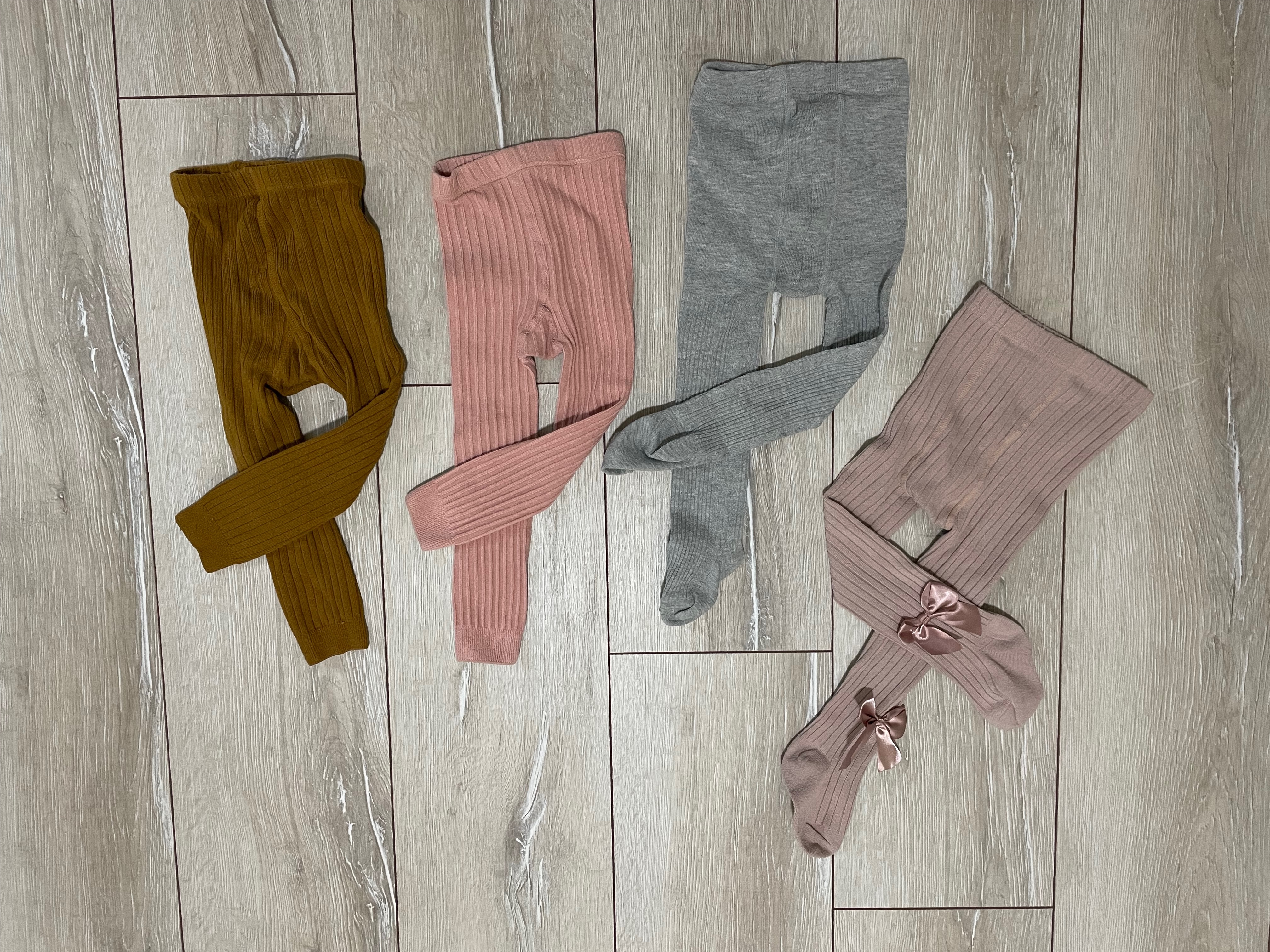 針織褲襪4件一組