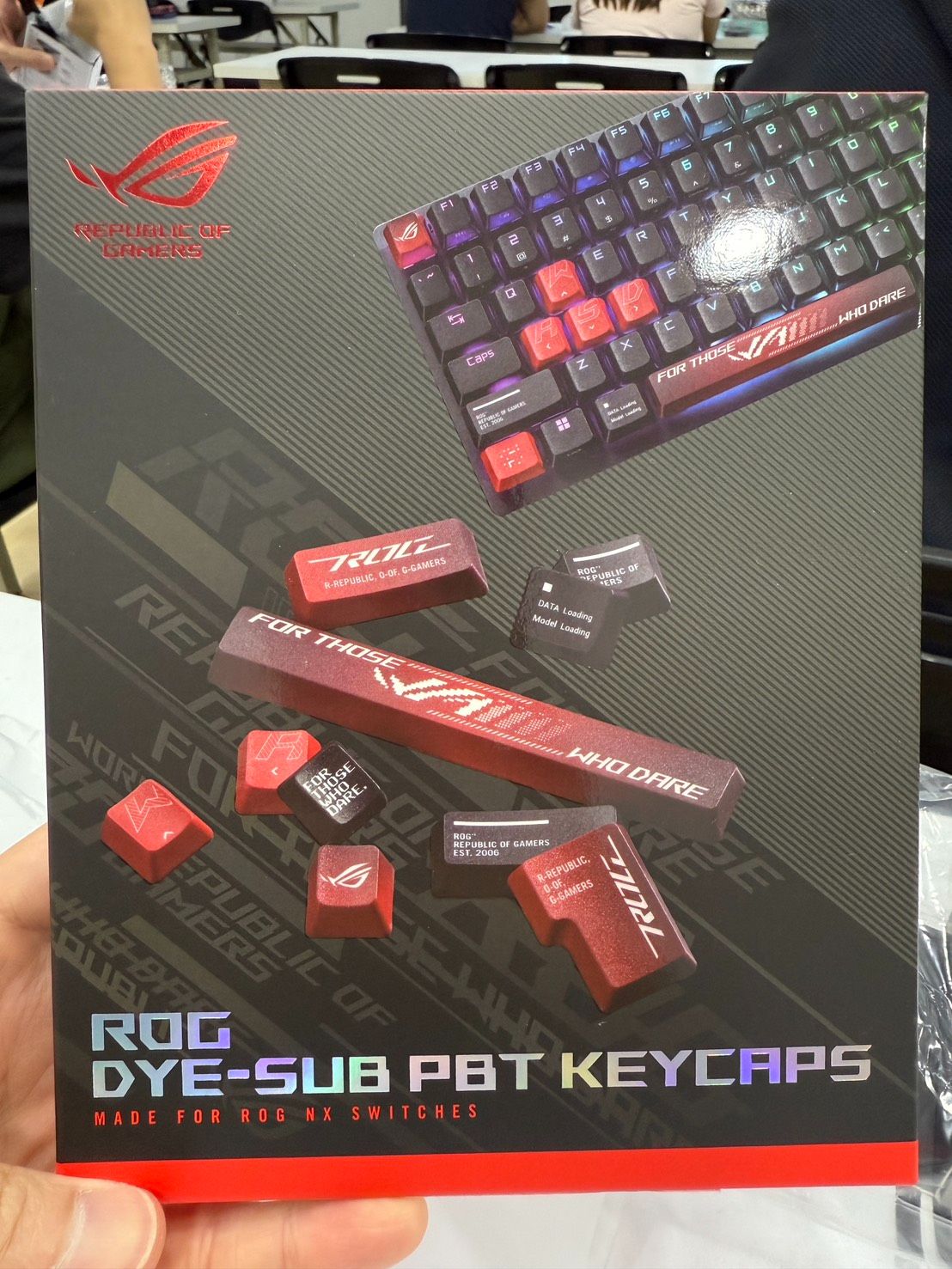 ROG 熱昇華 PBT 鍵帽 ROG Dye-Sub PBT Keycaps