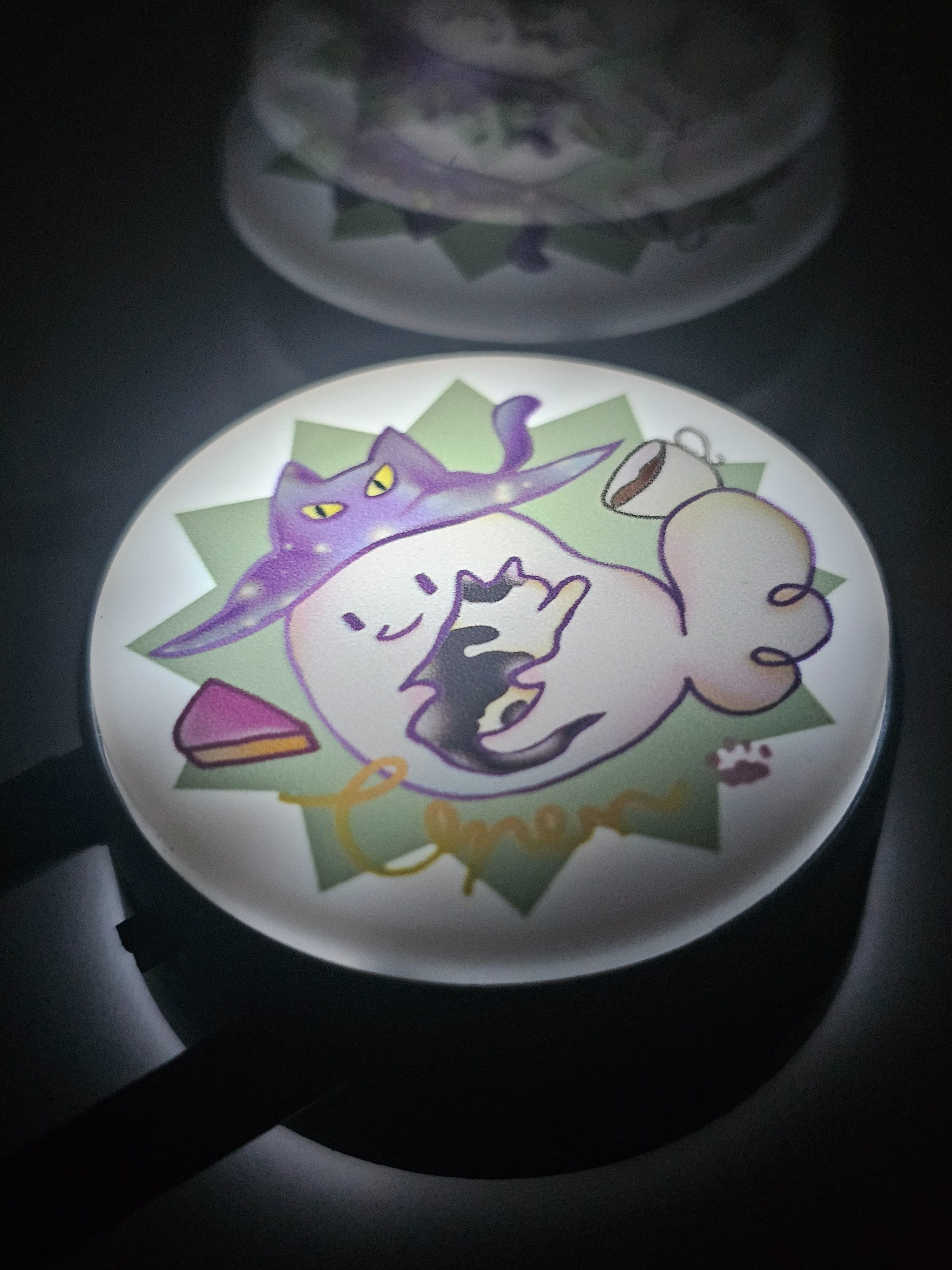 糰貓咖營業中磁吸燈箱
