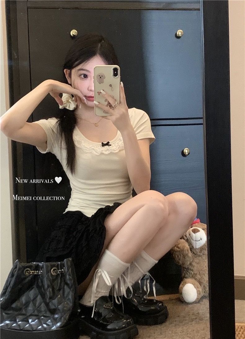 純裕蕾絲花邊蝴蝶結