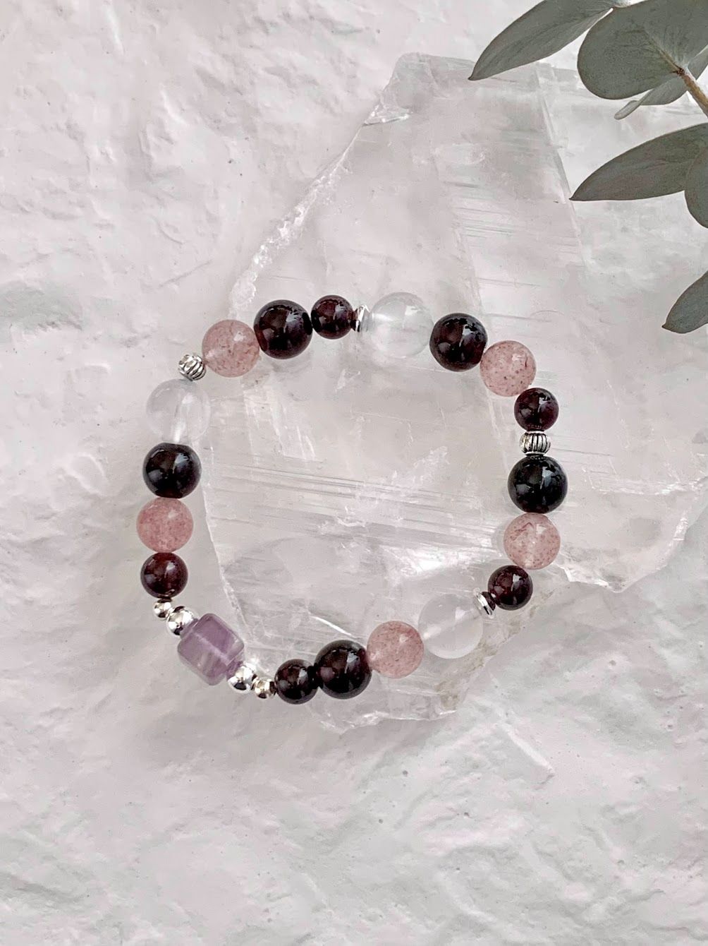 為愛朗讀/ S925銀天然水晶能量手鍊/ 訂製設計