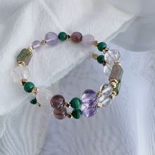 私人半島/ 14K包金天然水晶能量手鍊/ 訂製設計