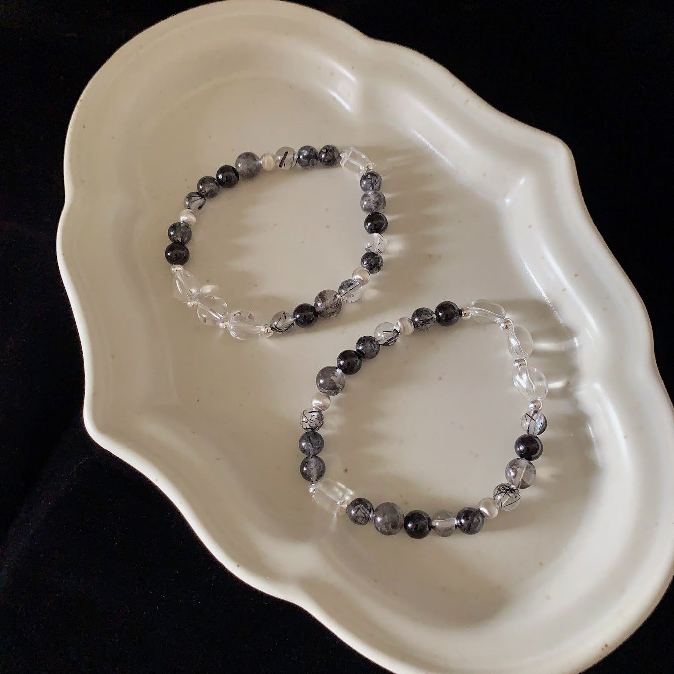 影光守護/ S925銀天然水晶能量手鍊/ 訂製設計/七月避邪保平安