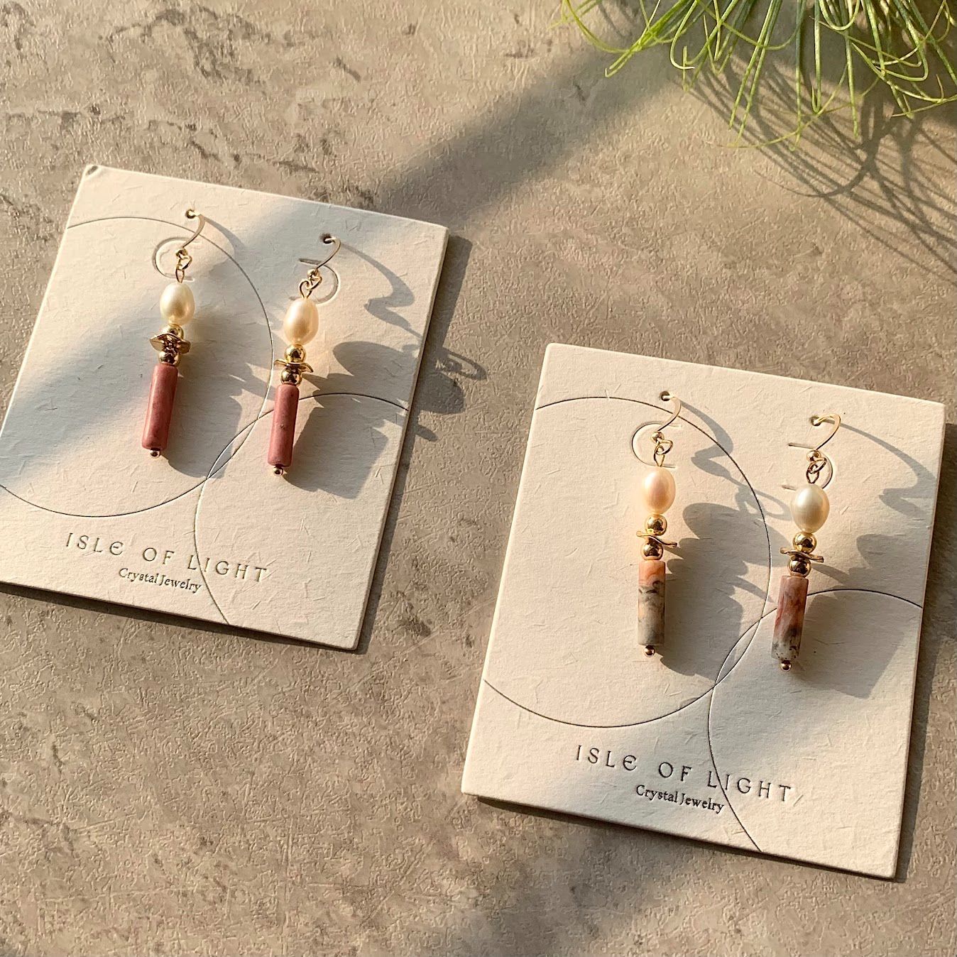 沙漠玫瑰之韻/ 瘋狂瑪瑙、薔薇輝石耳環/ 可改夾式