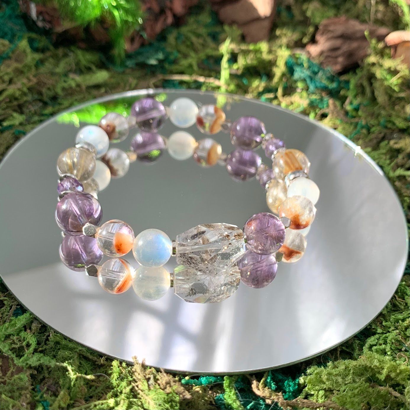 窗邊詩人/ S925銀天然水晶能量手鍊/ 訂製設計