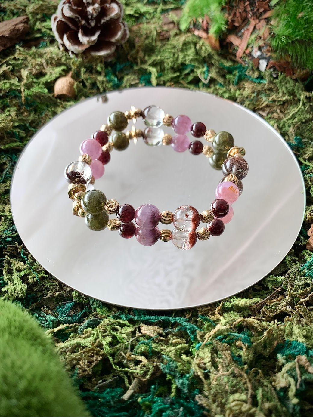 春回大地/ 14K金天然水晶能量手鍊/ 訂製設計