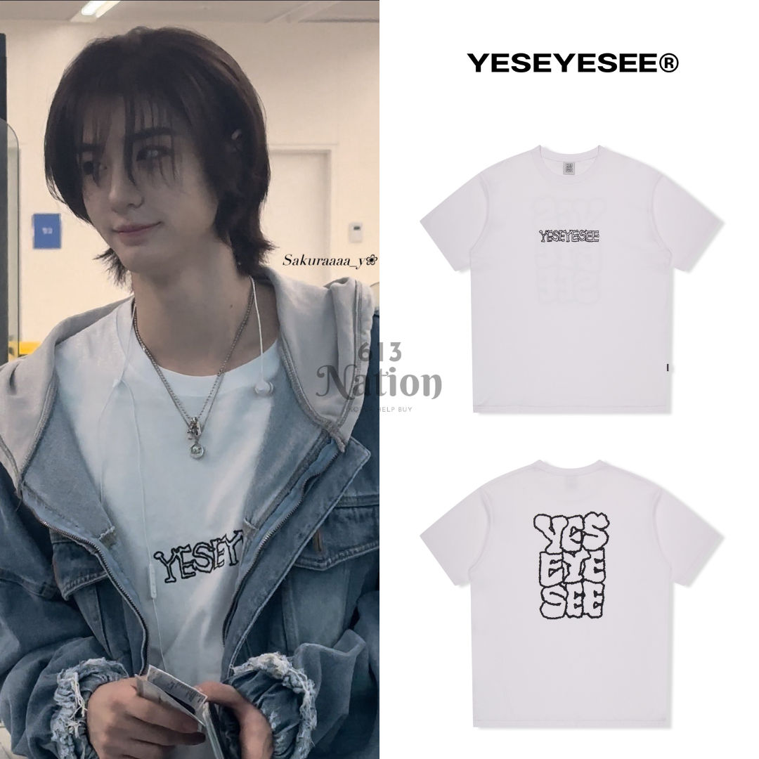 [BND] LEEHAN同款Y.E.S PJW Logo Tee