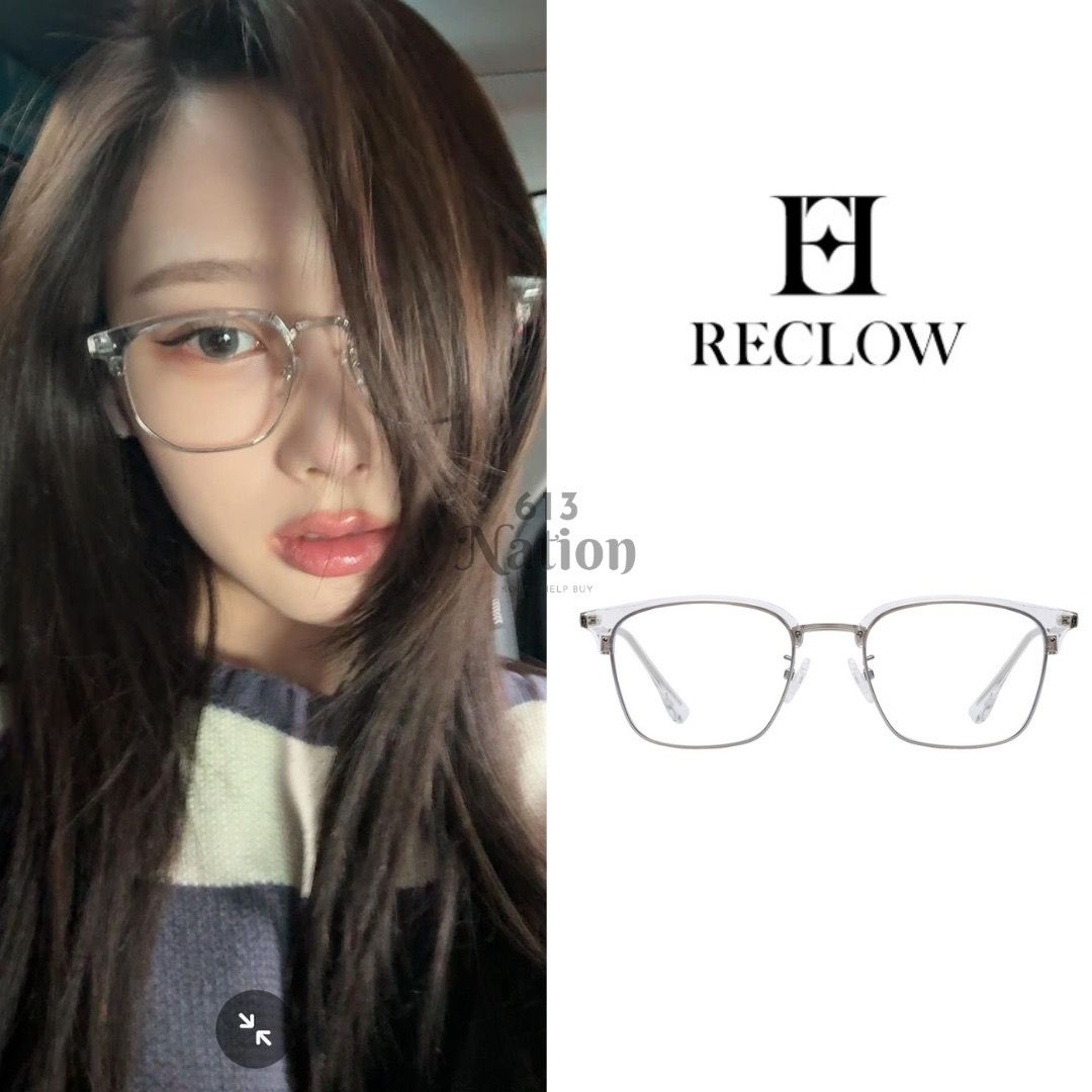 [AE] GISELLE同款RECLOW TR B210 CRYSTAL GLASS眼鏡
