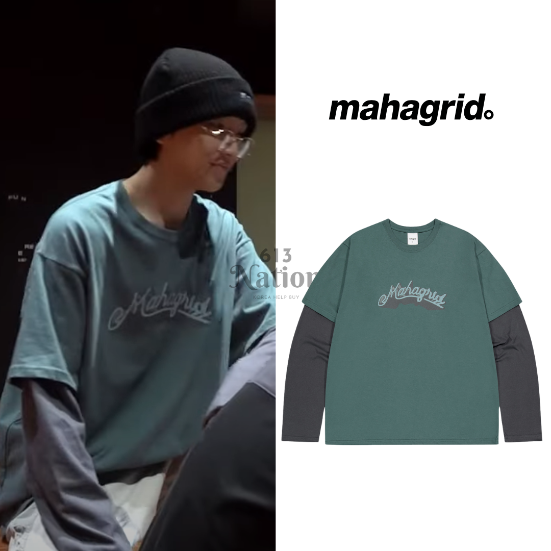 [BND] WOONHAK同款SYMBOL LAYERED LS TEE