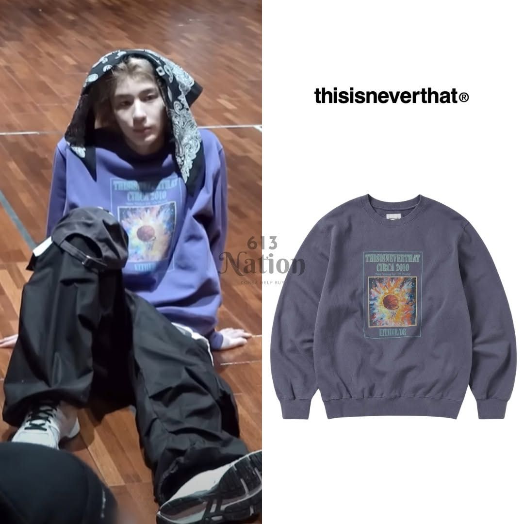[BND] LEEHAN同款Basketball Hoop Crewneck