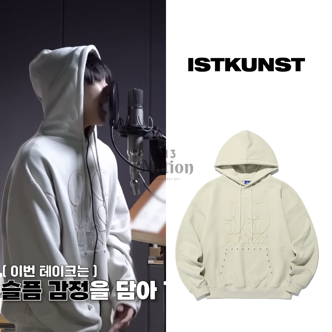 [BND] WOONHAK同款99 PUNK APPLIQUE HOODIE