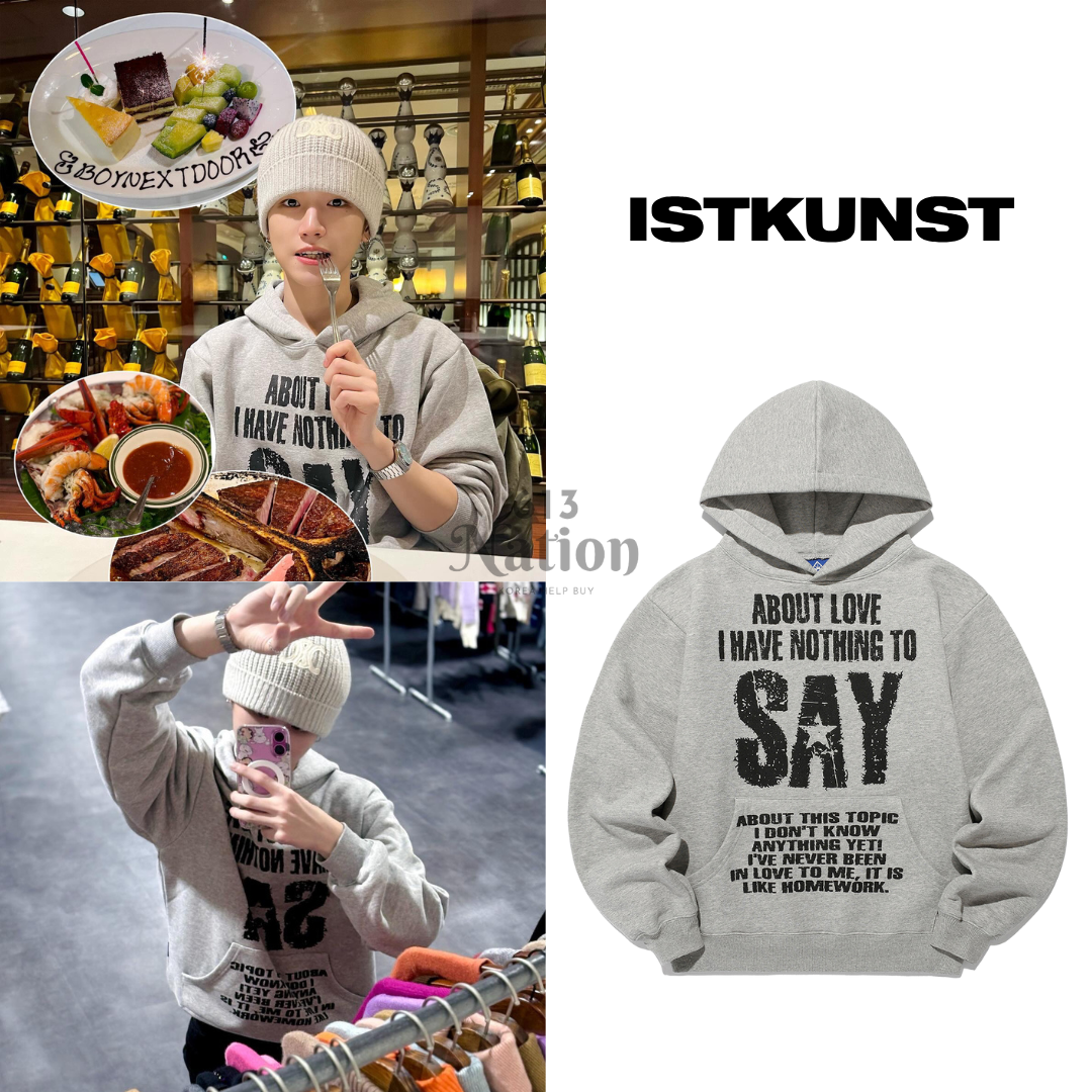 [BND] RIWOO同款SAY HOODIE