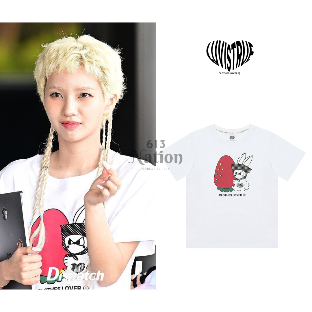 [idle] 小娟同款SM STRAWBERRY RABBIT TEE