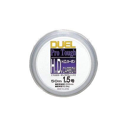 《DUEL》H.D.CARBON 50m 碳素子線 釣魚線