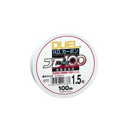 《DUEL》碳素子線 H.D.カーボン 100m 子線 釣魚線