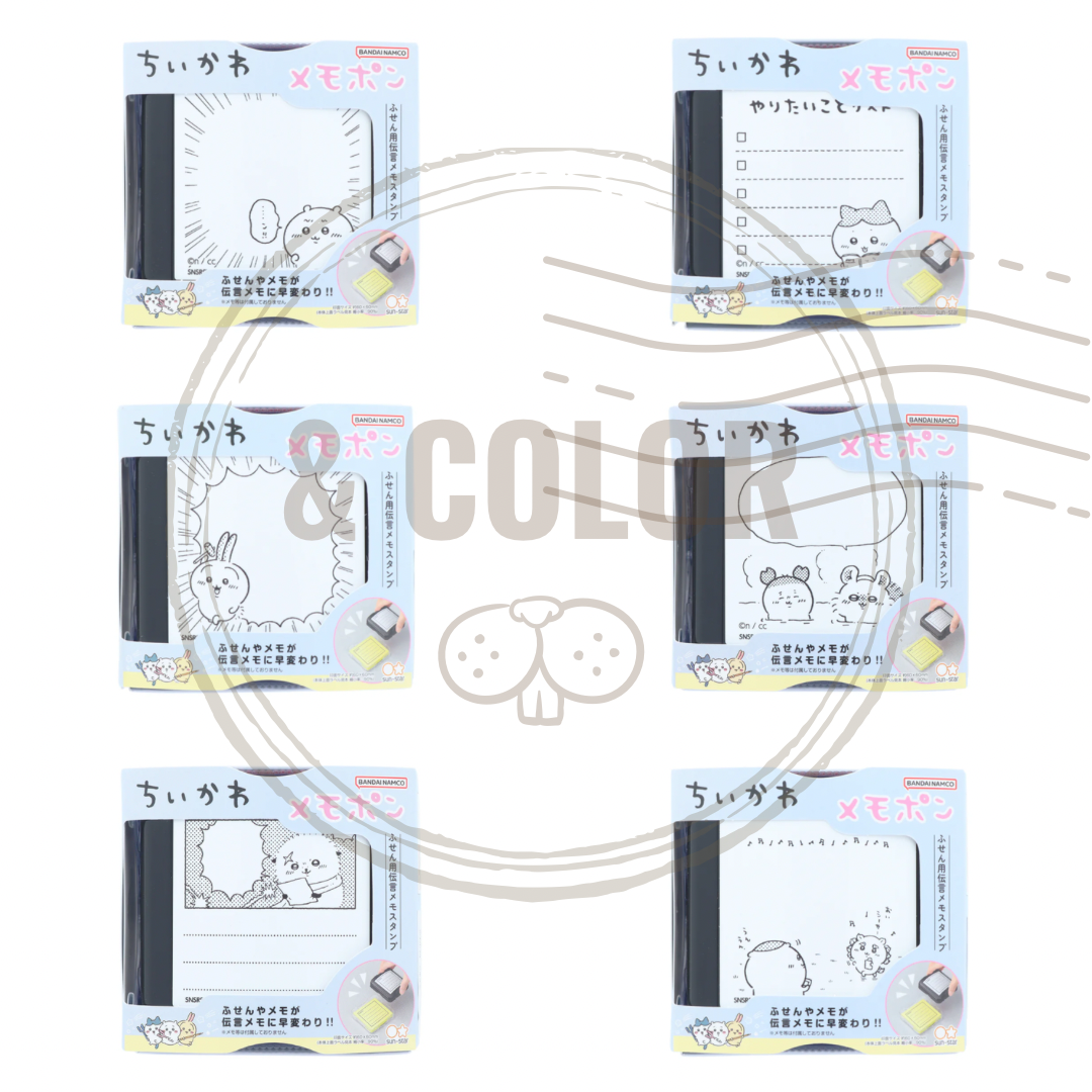 （預購） 吉伊卡哇留言便條紙印章第𝟤彈