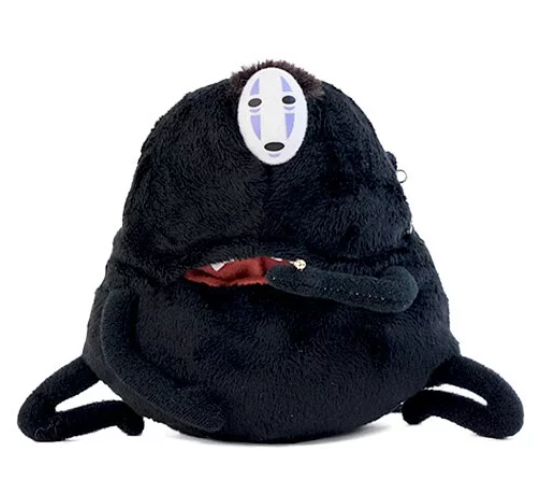 日本進口 正版授權 神隱少女 無臉男 珠扣包 錢包 小錢包 裝飾包（在台現貨）