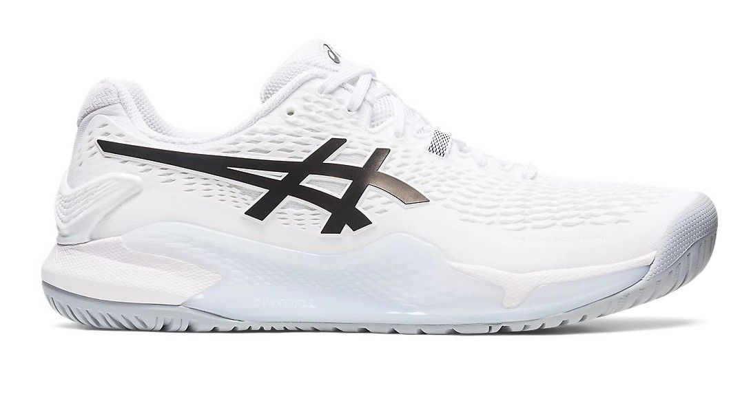 Asics 網球鞋 Resolution 9 （白/黑） 1041A330-100