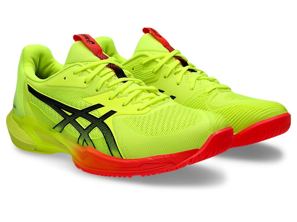 Asics 網球鞋 Solution  FF 3 PARIS （瑩黃/黑） 1041A479-750 奧運