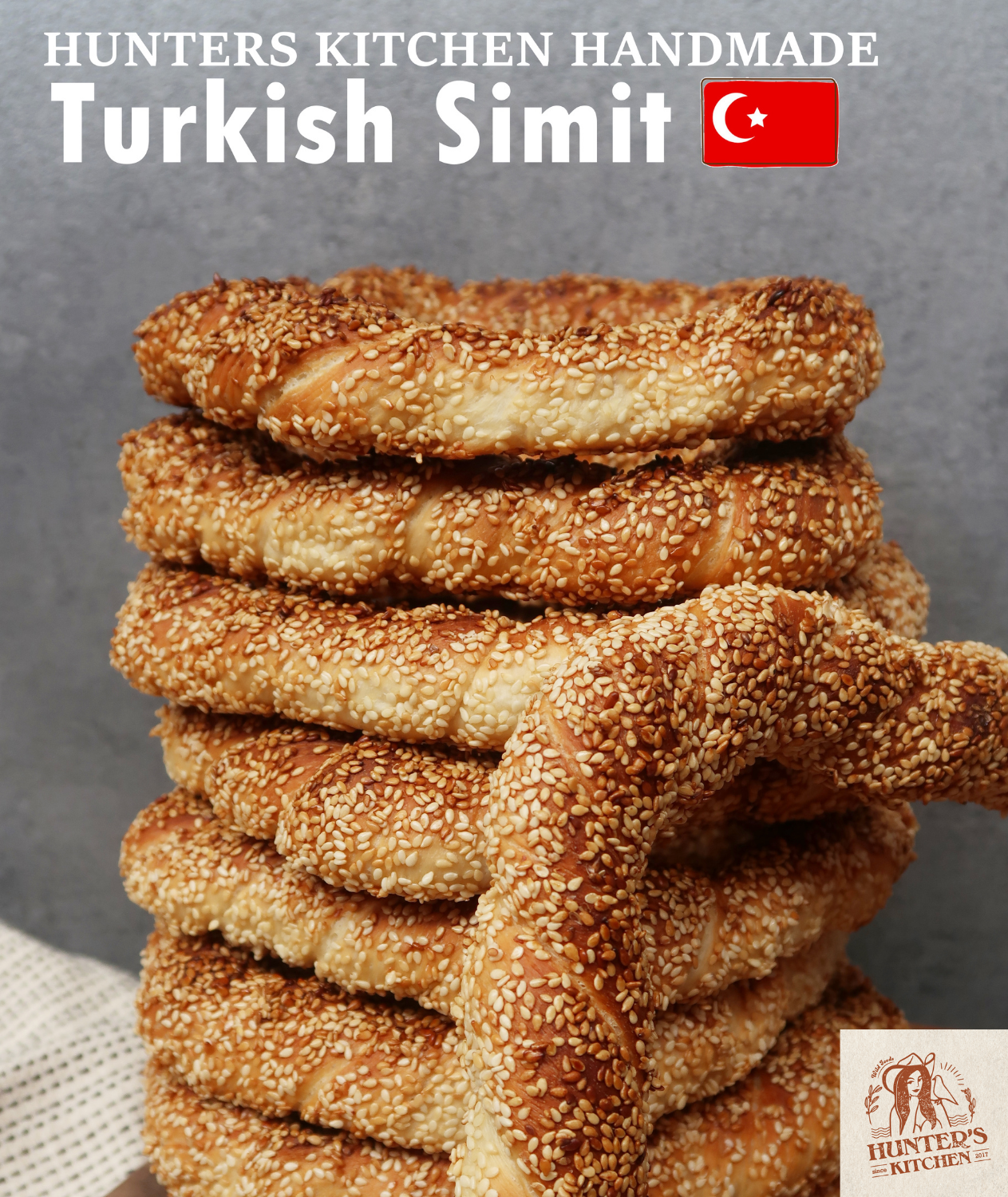 【 獵人廚房 】土耳其芝麻圈 Turkish Simit