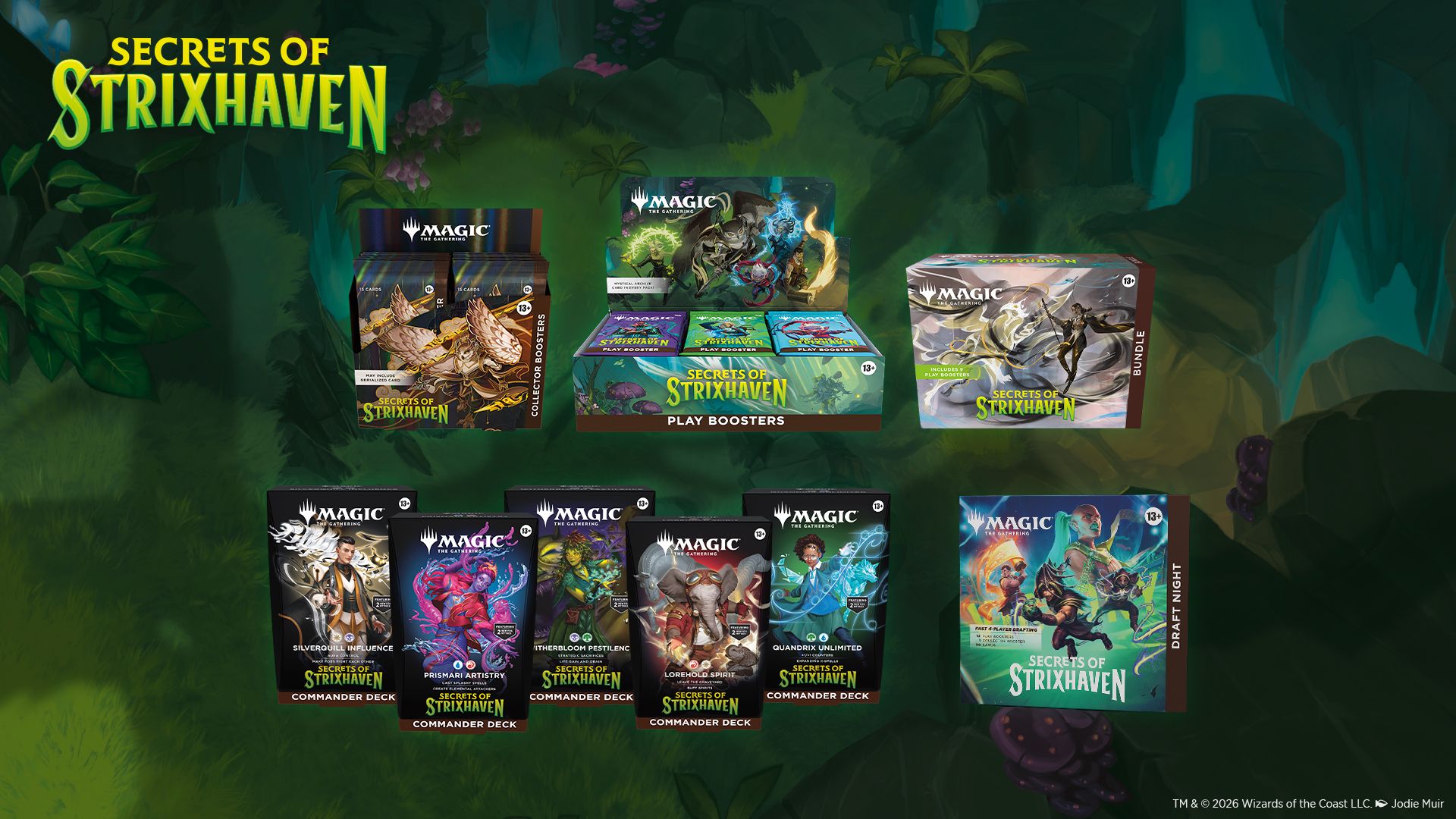 魔法風雲會「Secrets of Strixhaven」（有多訂購，需要請先詢問是否還有數量）