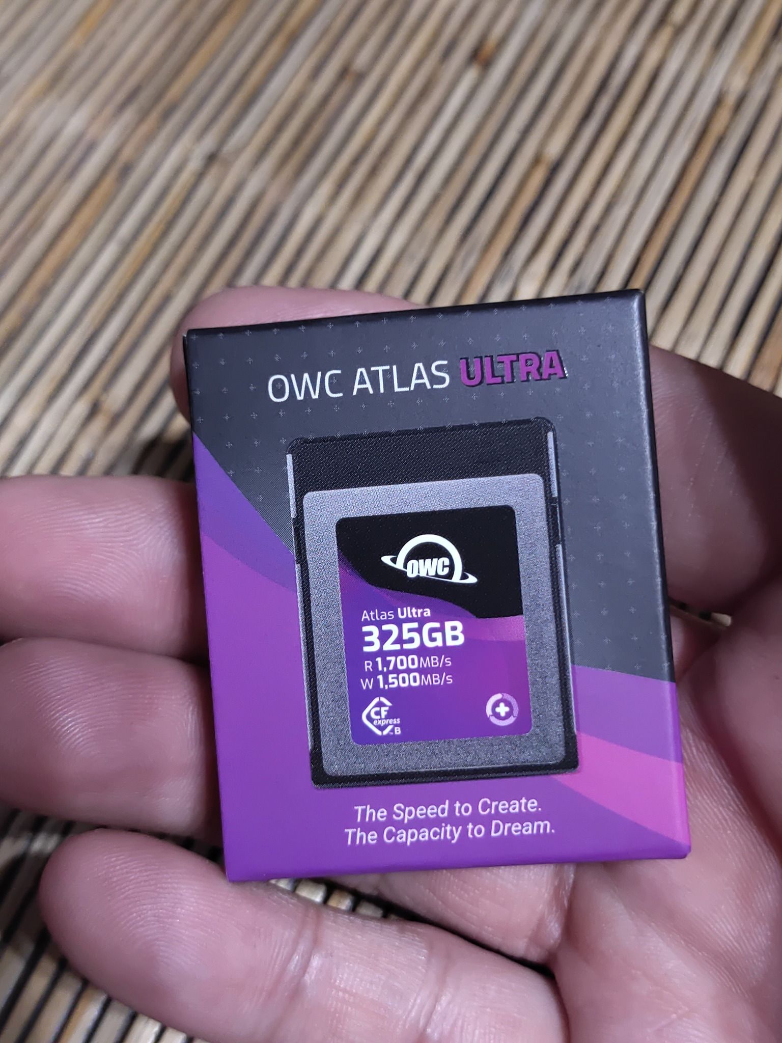 OWC Atlas Ultra 325GB 高性能 CFexpress Type B 全新未拆封
