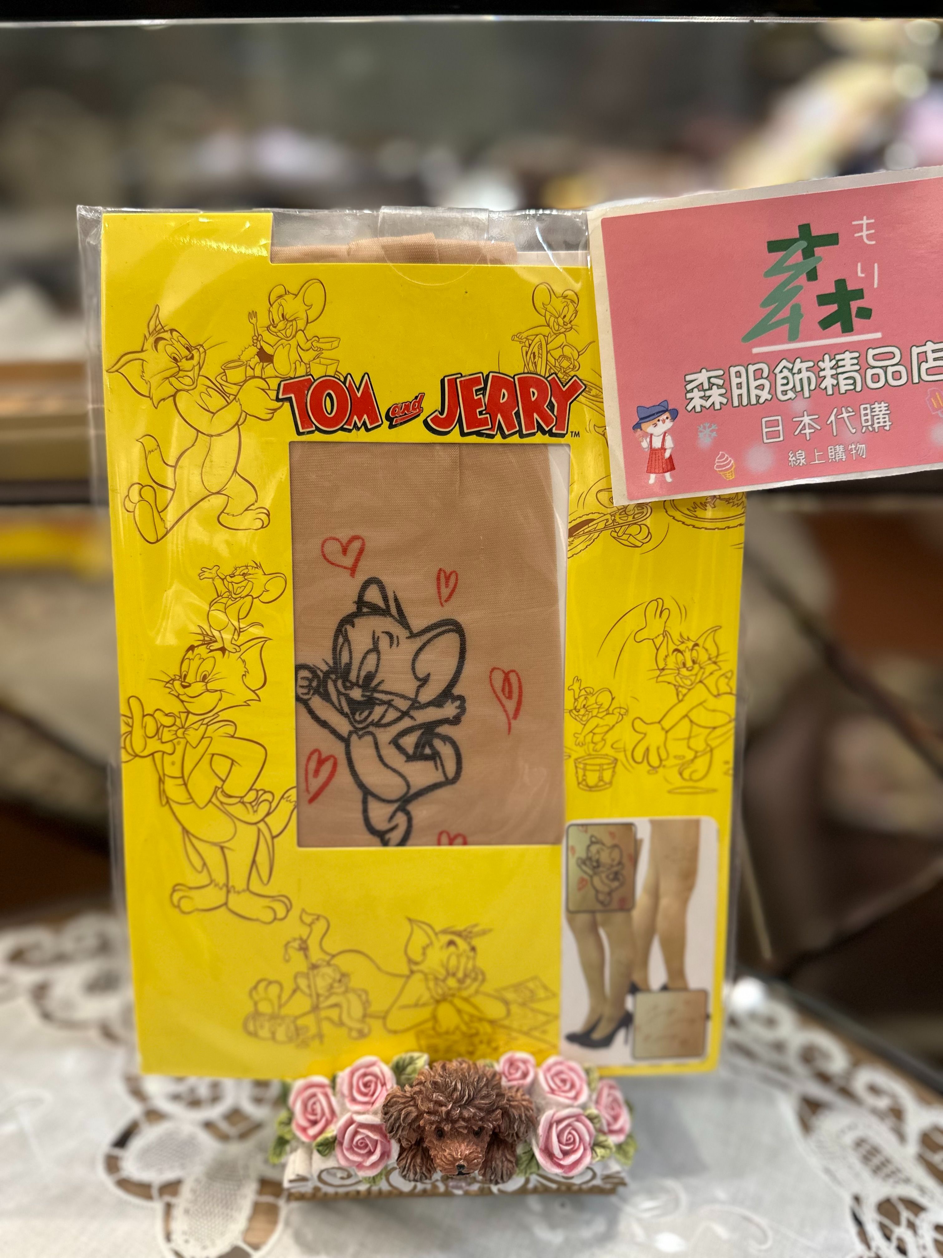 日本湯姆貓與傑力鼠絲襪 M~L 愛心款/害羞款