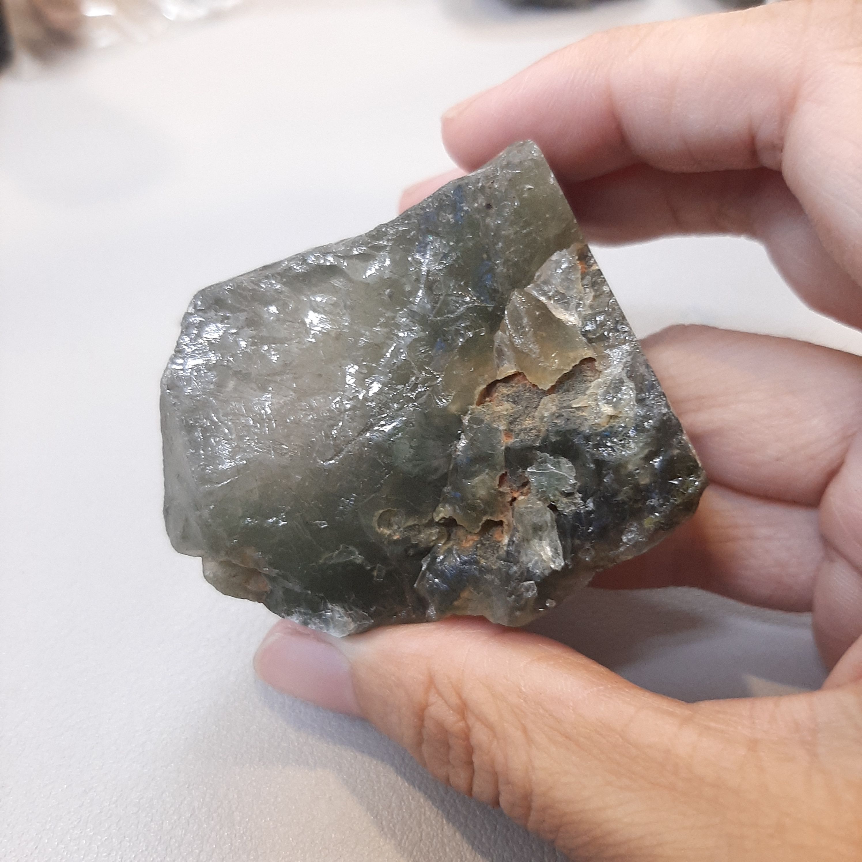 綠髮晶原礦塊（B）84.6公克