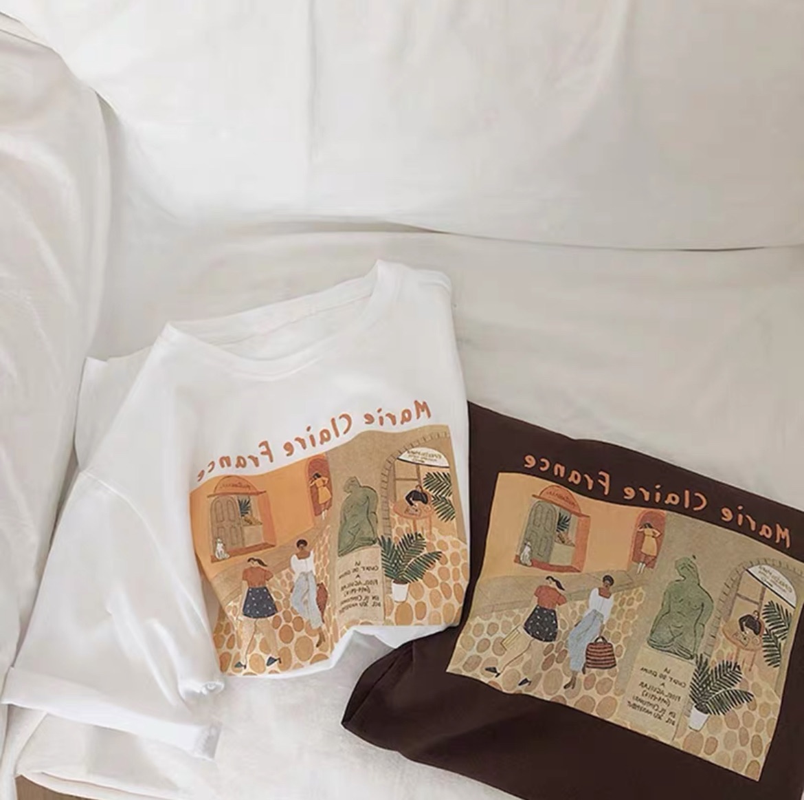 E04-美式莊園復古Tee*4Colors