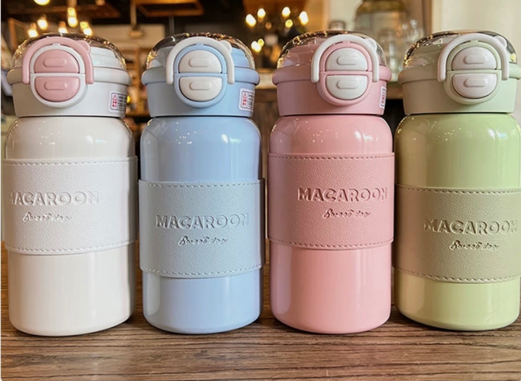 I05-奶呼呼保溫杯500ml（附清洗刷）*4Colors