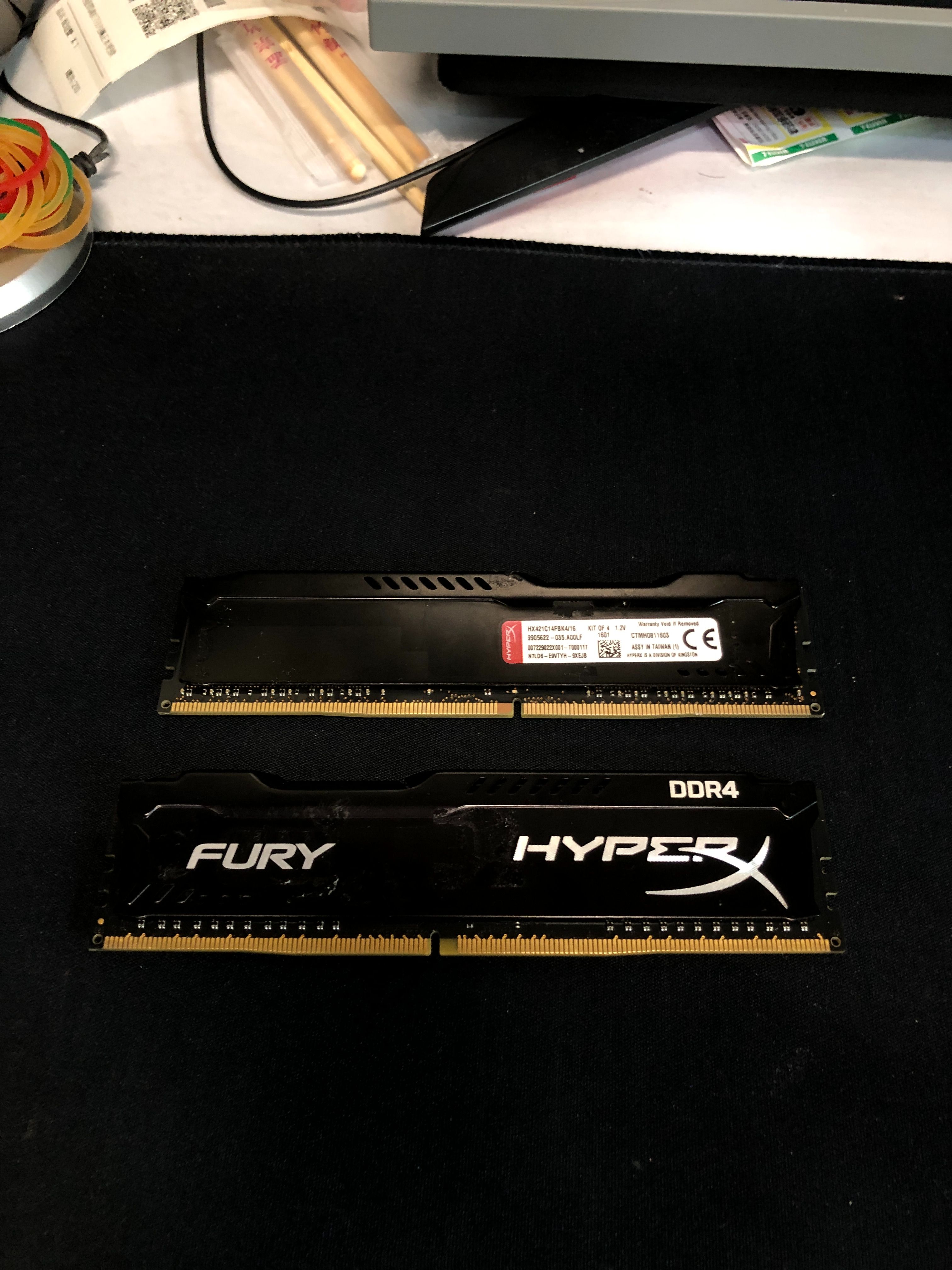 HyperX FURY Memory Black - 16GB Kit*（4x4GB） - DDR4 2400MT/s