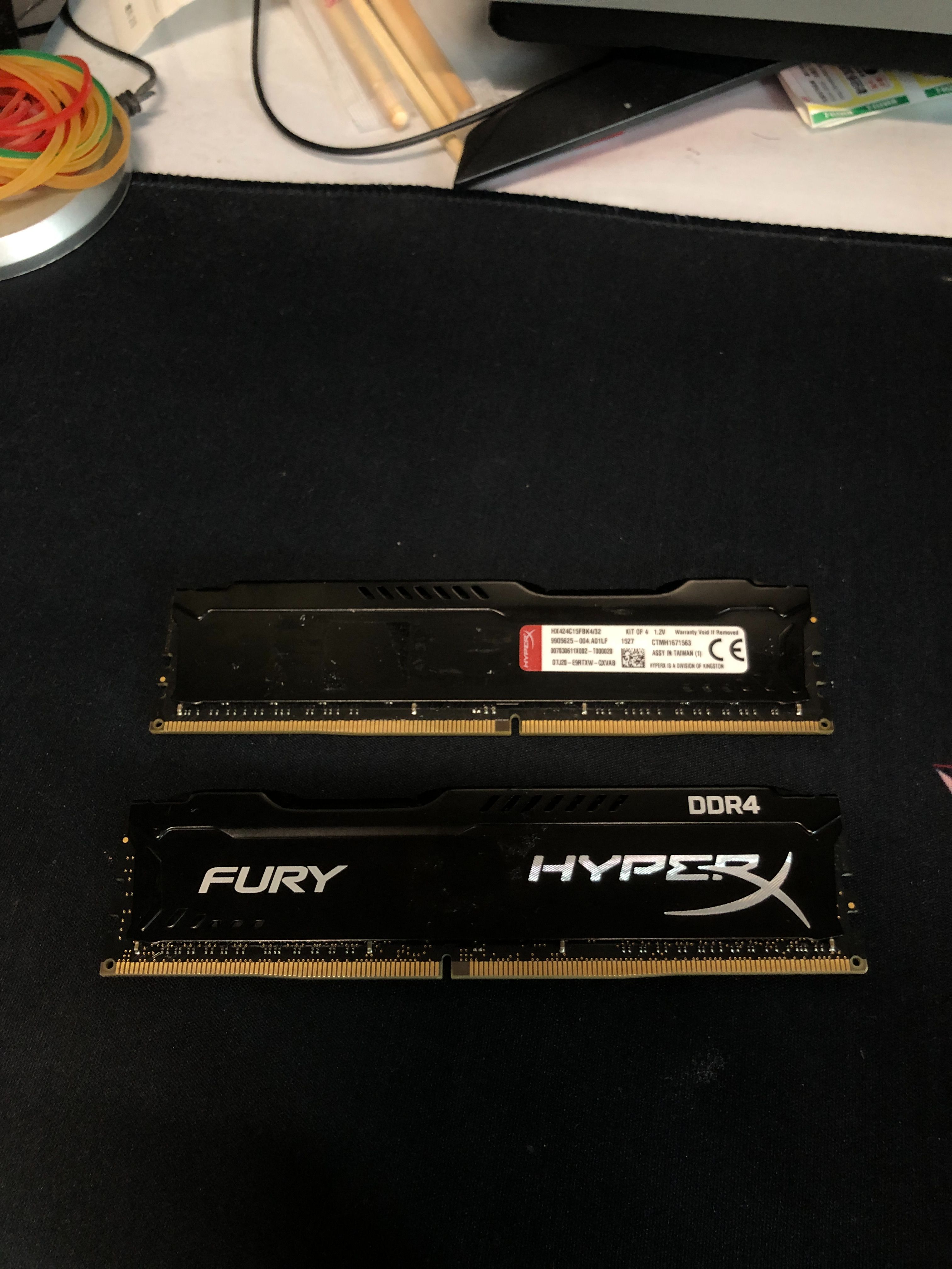 HyperX FURY Memory Black - 32GB Kit*（4x8GB） - DDR4 2400MT/s