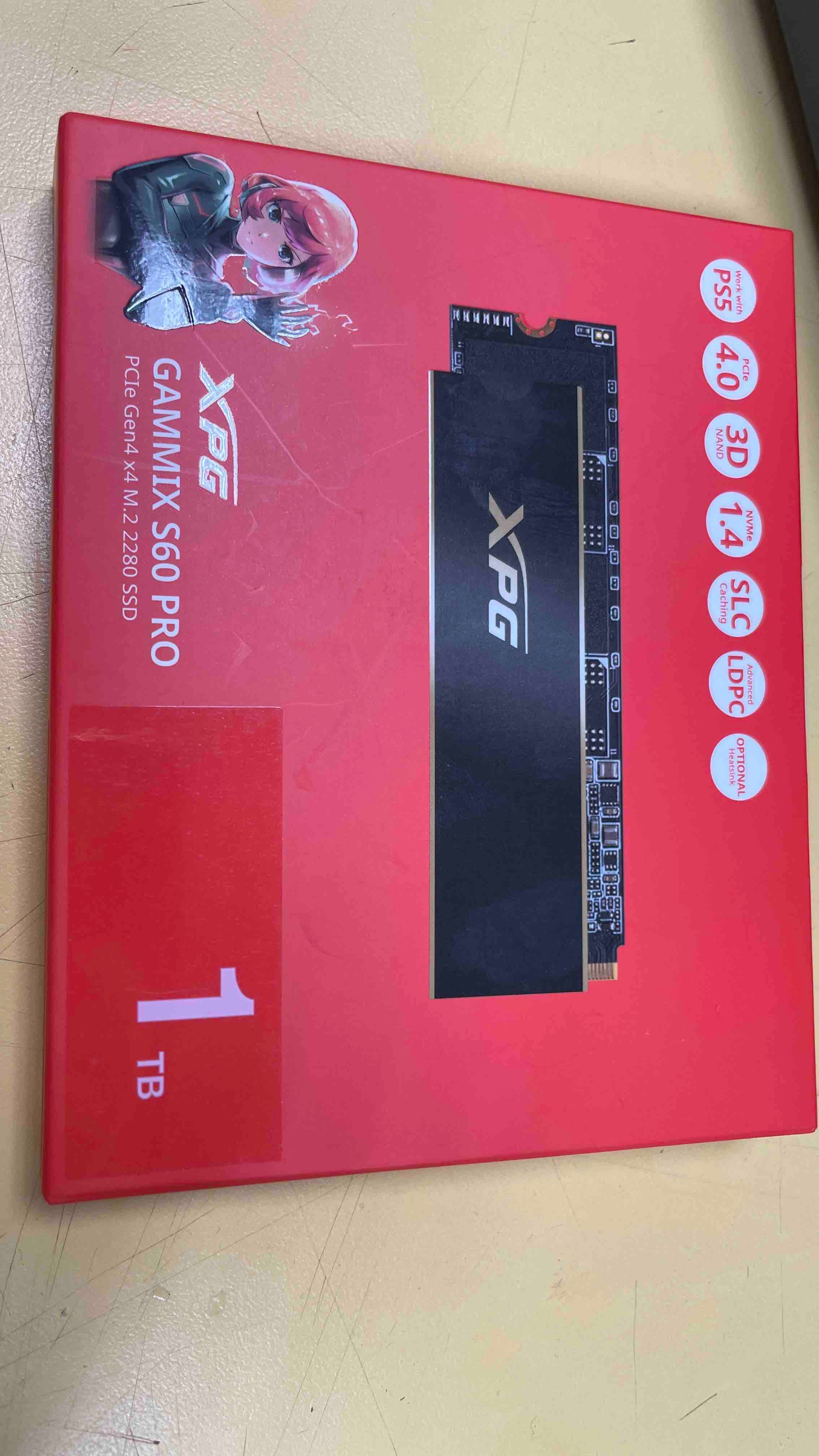 全新 ADATA 威剛 XPG GAMMIX S60 Pro 1TB