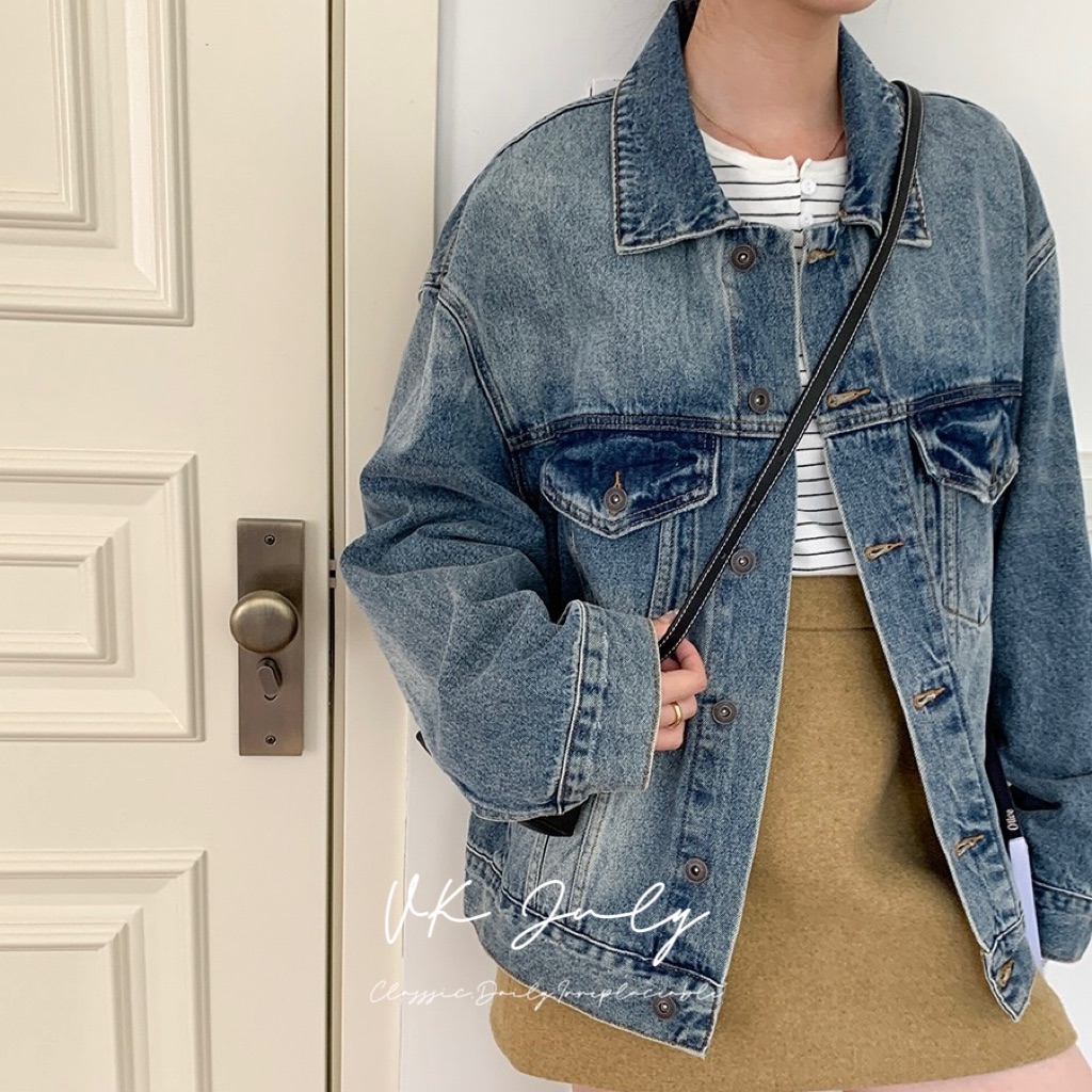 𝑽𝑲 𝑱𝒖𝒍𝒚｜寬鬆男友風牛仔外套