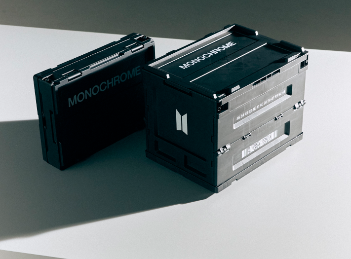 BTS :MONOCHROME快閃店週邊（收納箱）