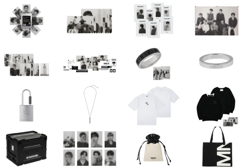 BTS :MONOCHROME快閃店週邊-10月補貨再販下單賣場