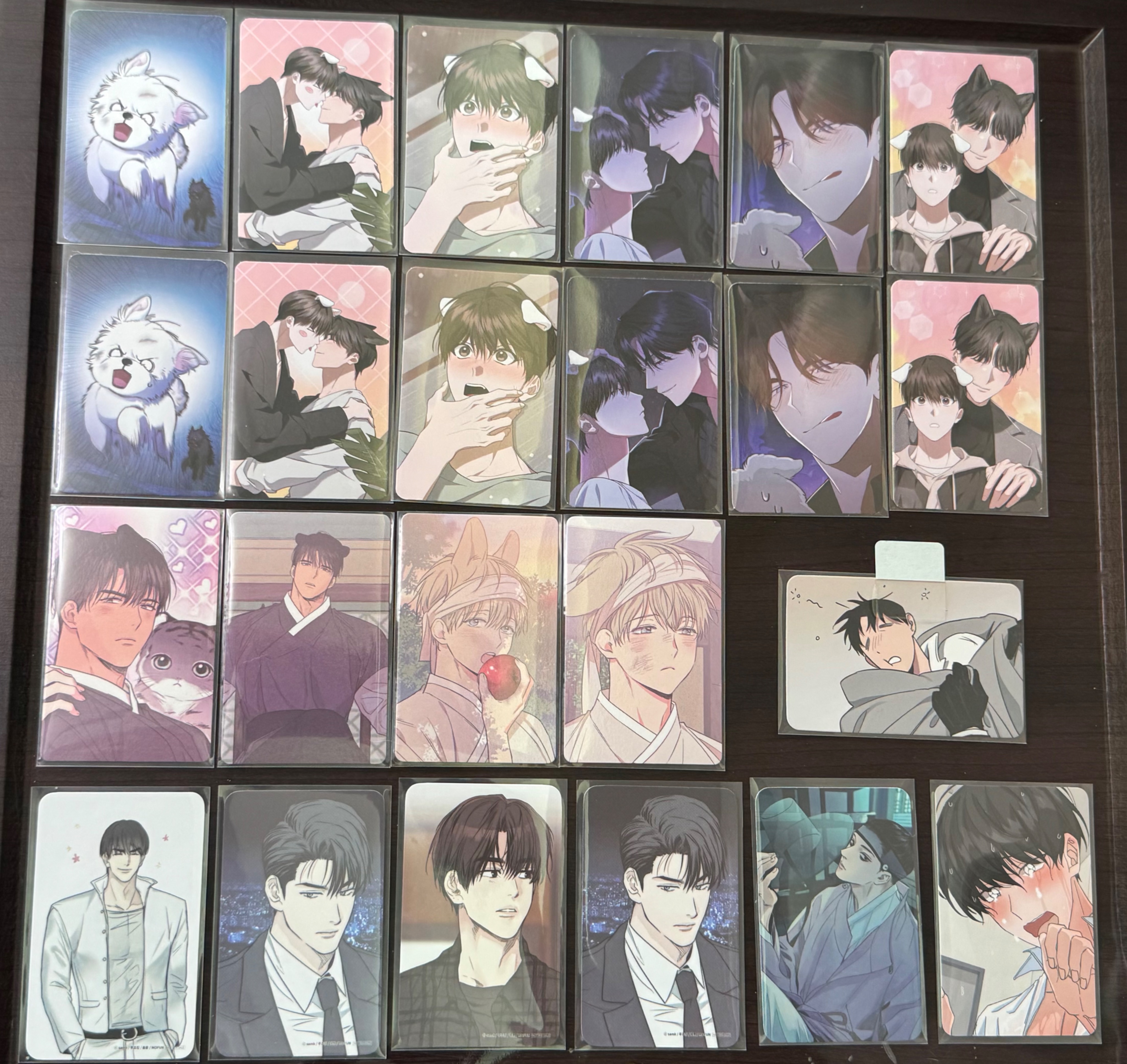 不要欺負小狗、戀愛禁區隨機小卡、Payback、劍與花、薔薇與香檳訪問卡