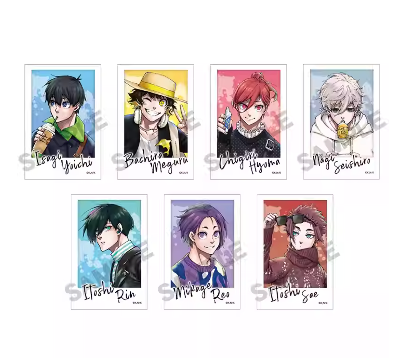 現貨 藍色監獄 CRUX 水彩原畫 私服可立方