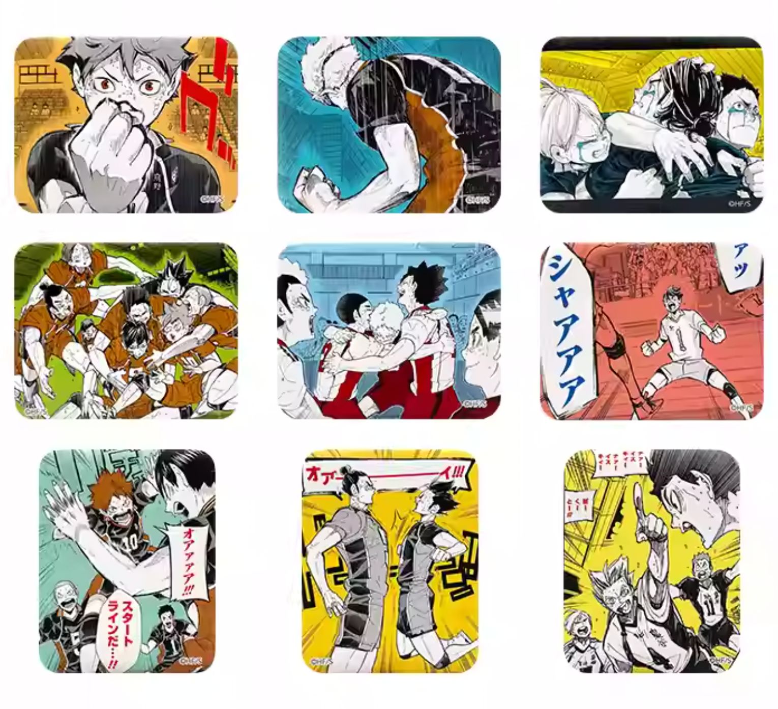 現貨 排球少年 勝利場景徽章 第一彈 上海js限定