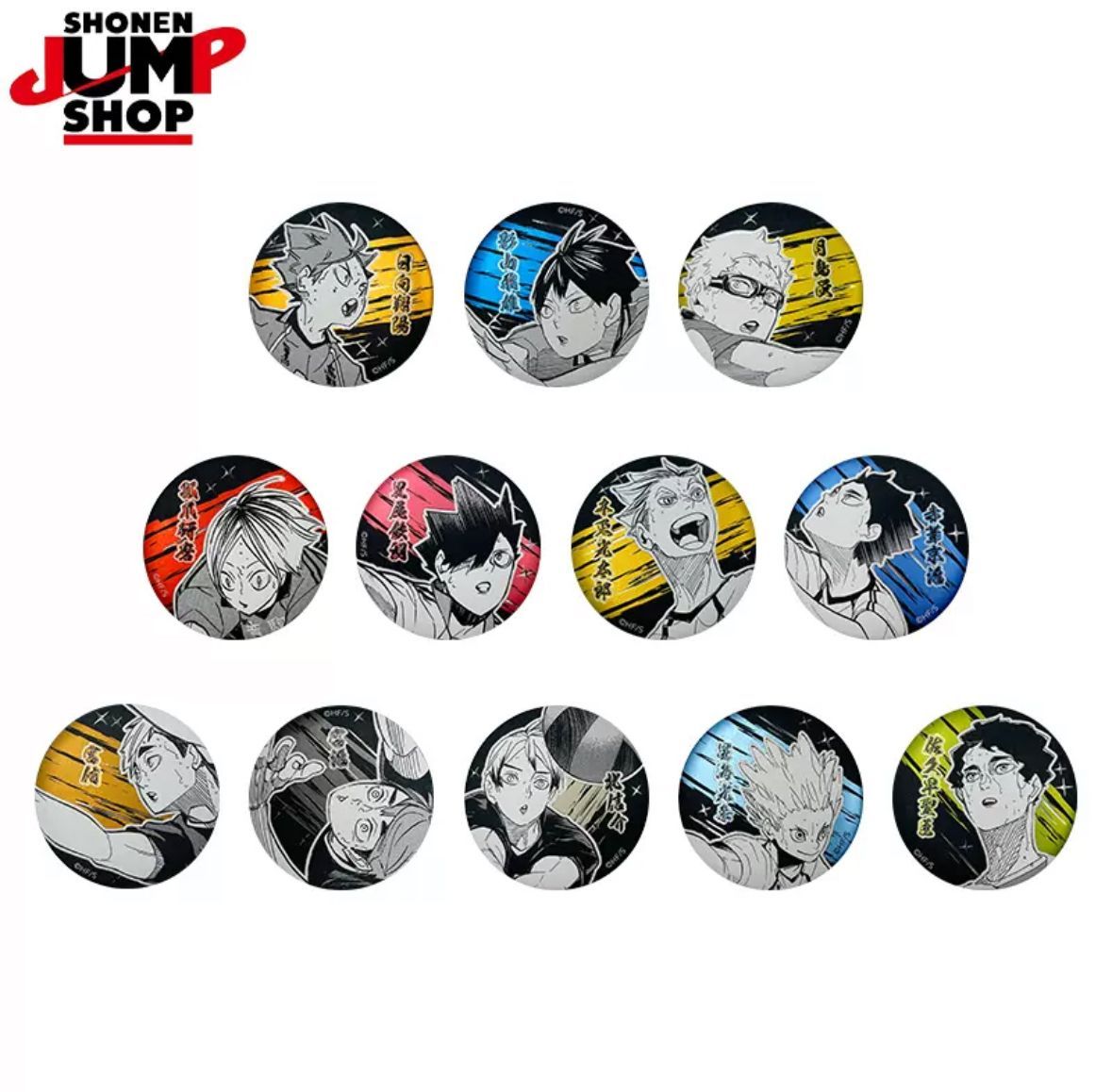 現貨 排球少年 浮雕盲抽徽章 第二彈 上海js限定