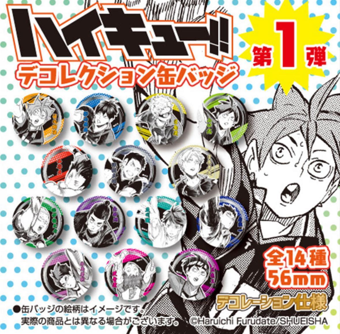 現貨 排球少年 浮雕盲抽徽章 第一彈 上海js限定