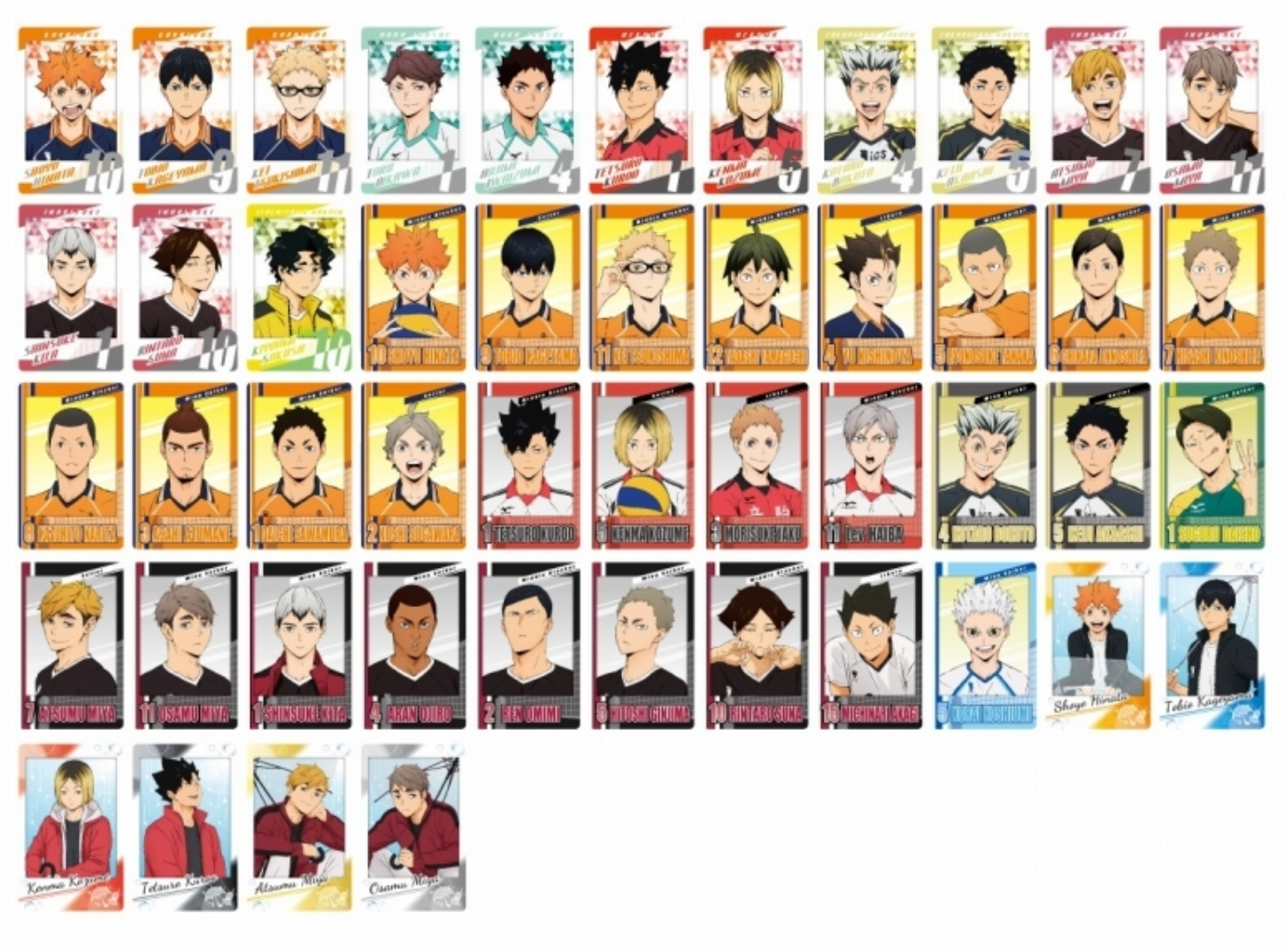 現貨 排球少年 拍立得 第三彈 （一包三張）